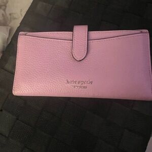 Kate spade pebble leather wallet EUC